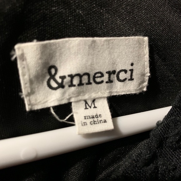 NWOT Eloise Black LS Pom Dress - Picture 4 of 4